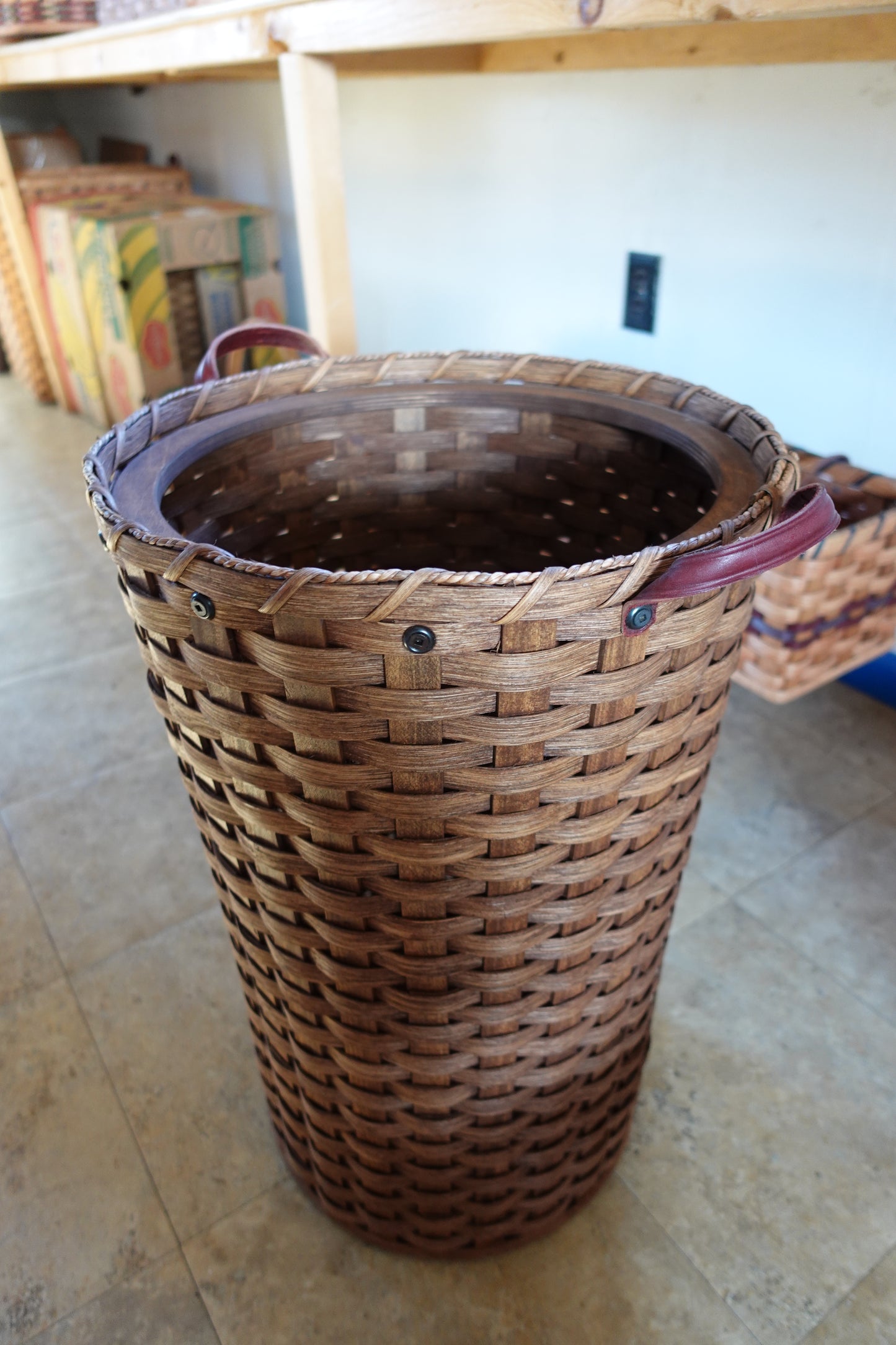 Handwoven Amish Hamper