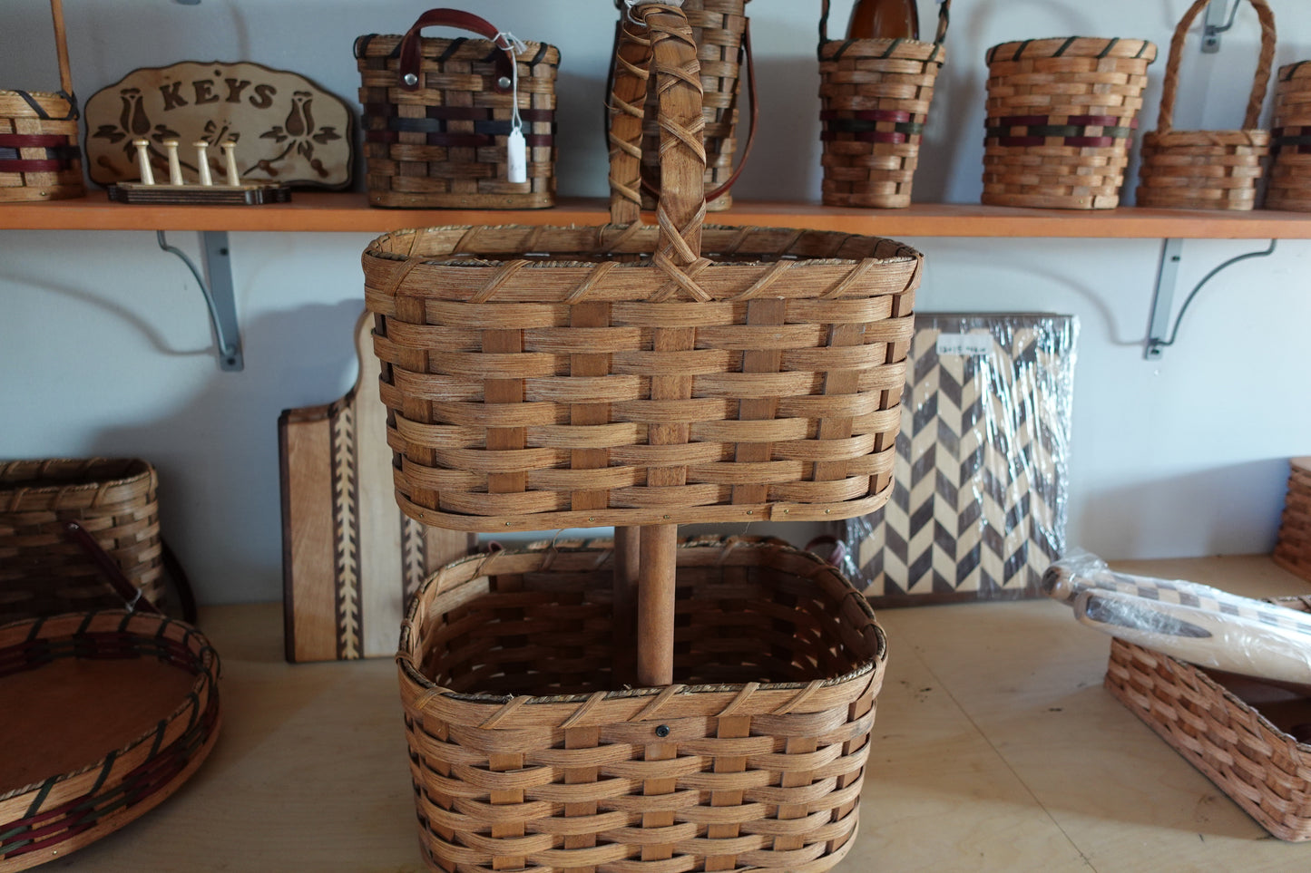 Decorative Basket 2-Tier