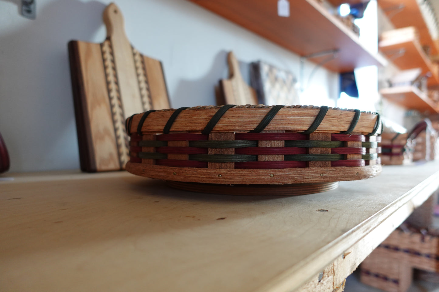 Lazy Susan Woven Basket