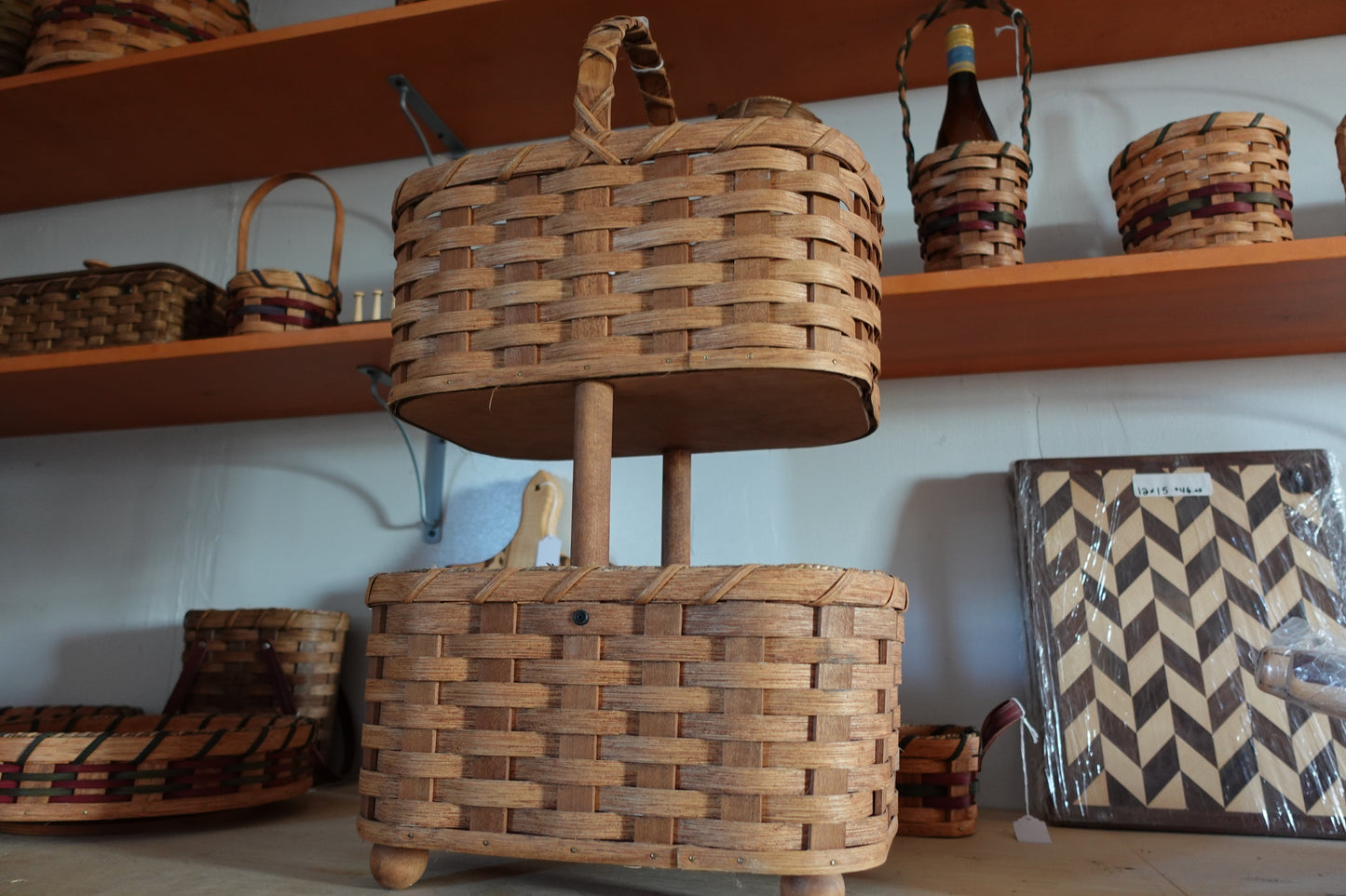 Decorative Basket 2-Tier