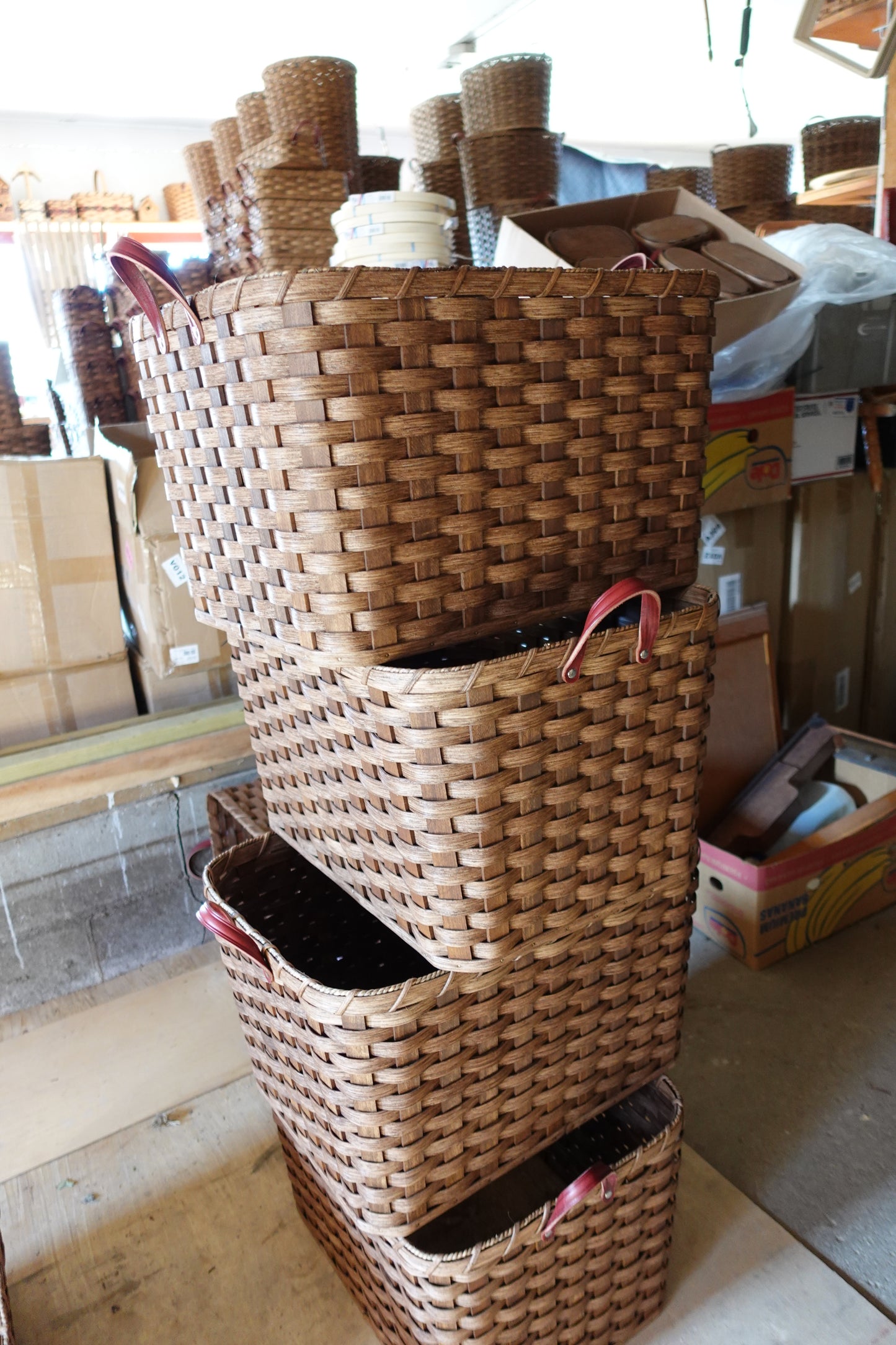 Handwoven Amish Laundry Basket