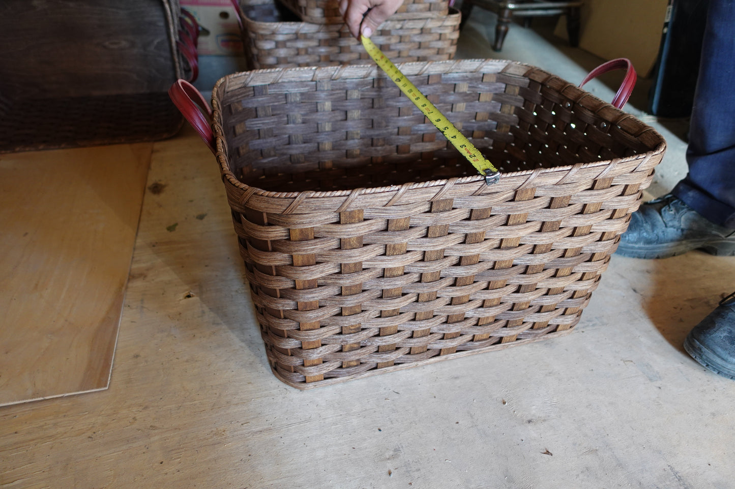 Handwoven Amish Laundry Basket