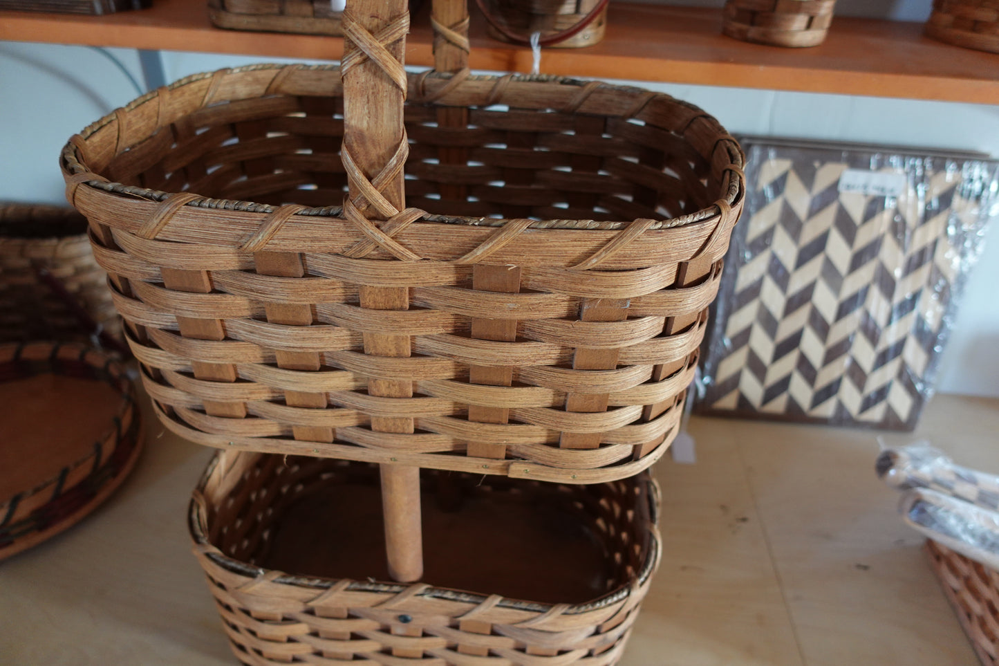 Decorative Basket 2-Tier