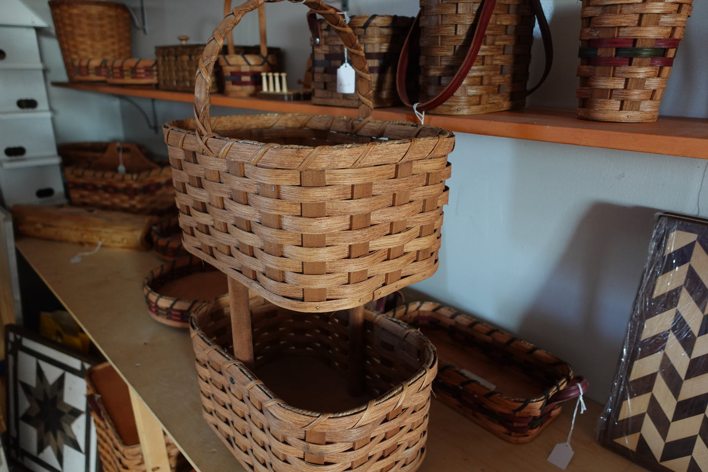 Decorative Basket 2-Tier