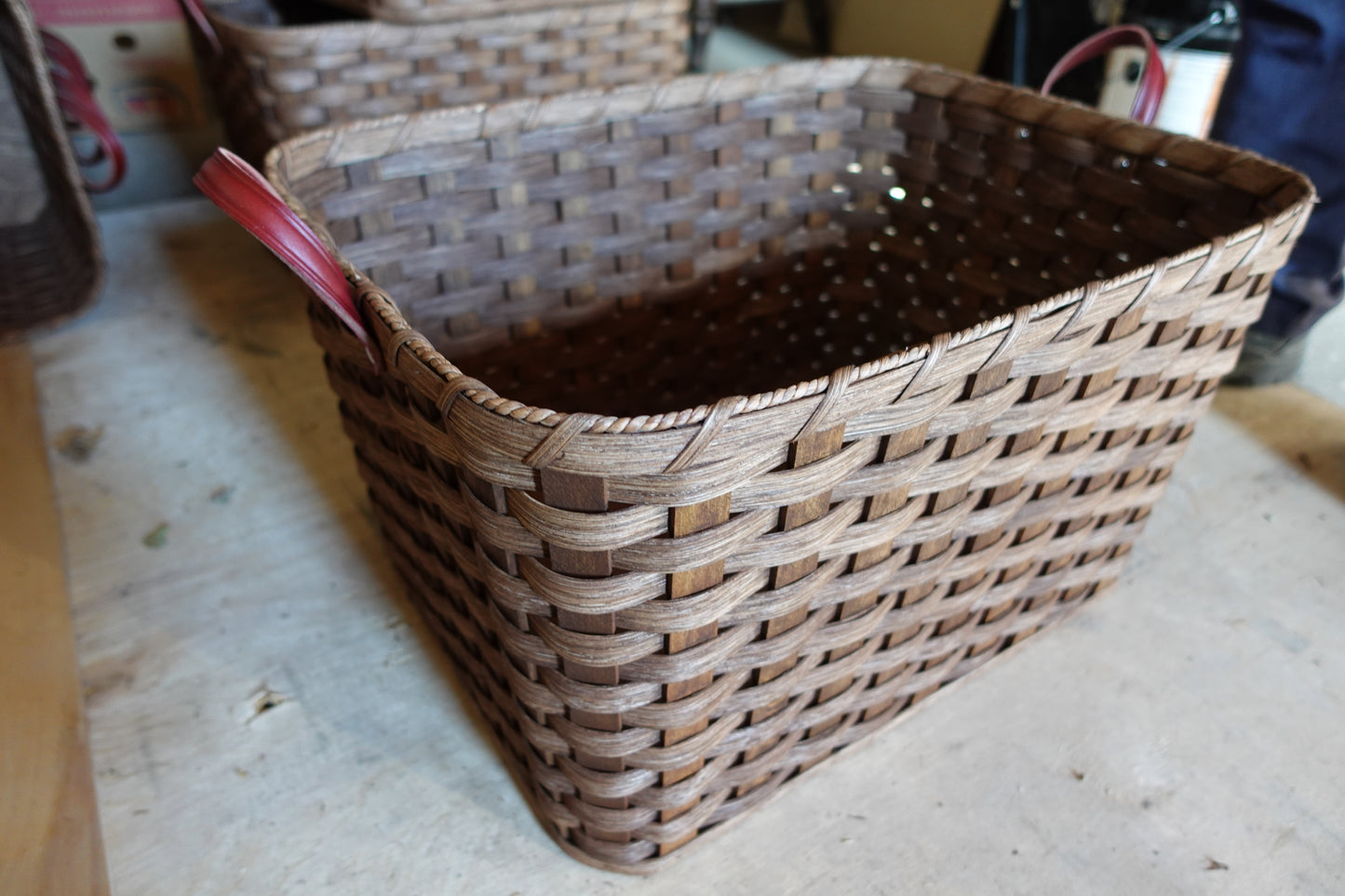 Handwoven Amish Laundry Basket