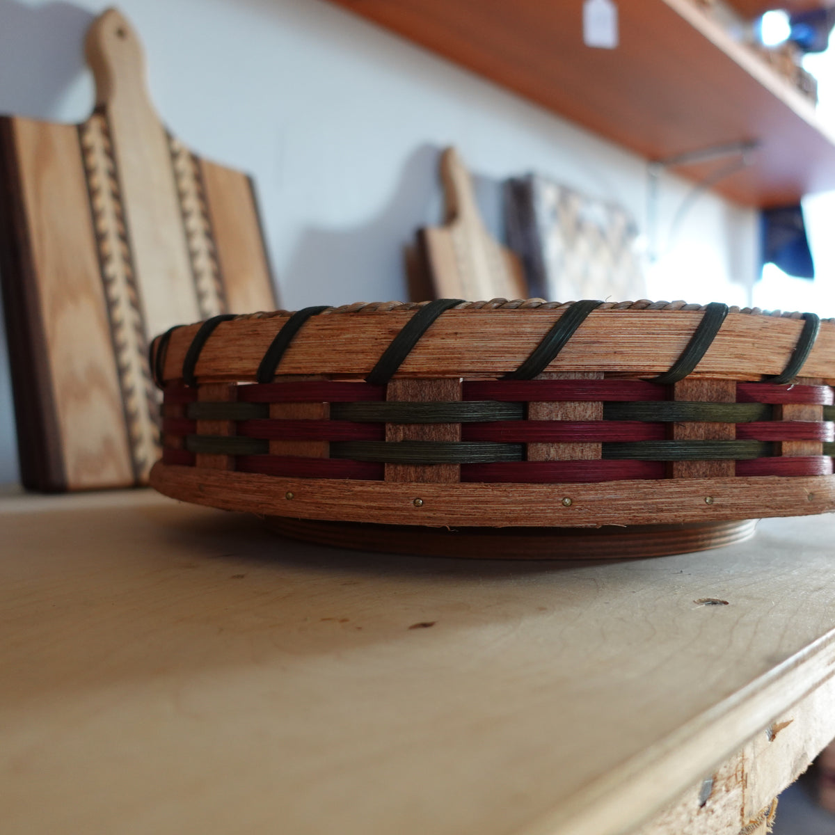 Lazy Susan Woven Basket