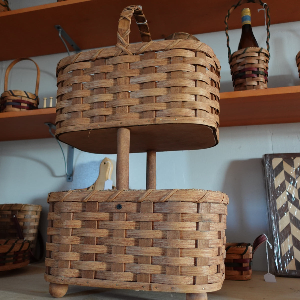 Decorative Basket 2-Tier