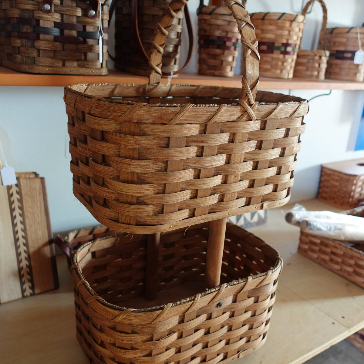 Decorative Basket 2-Tier