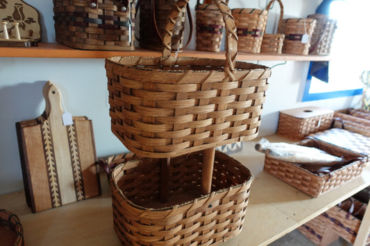 Decorative Basket 2-Tier