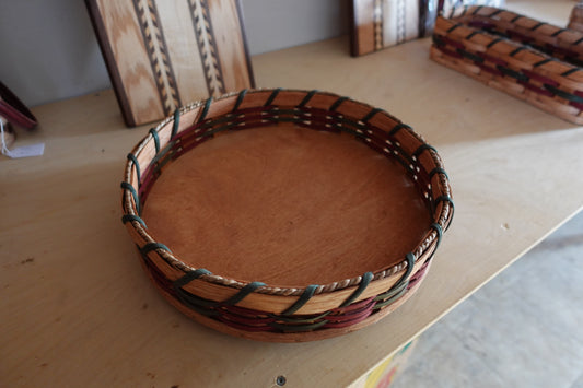 Lazy Susan Woven Basket